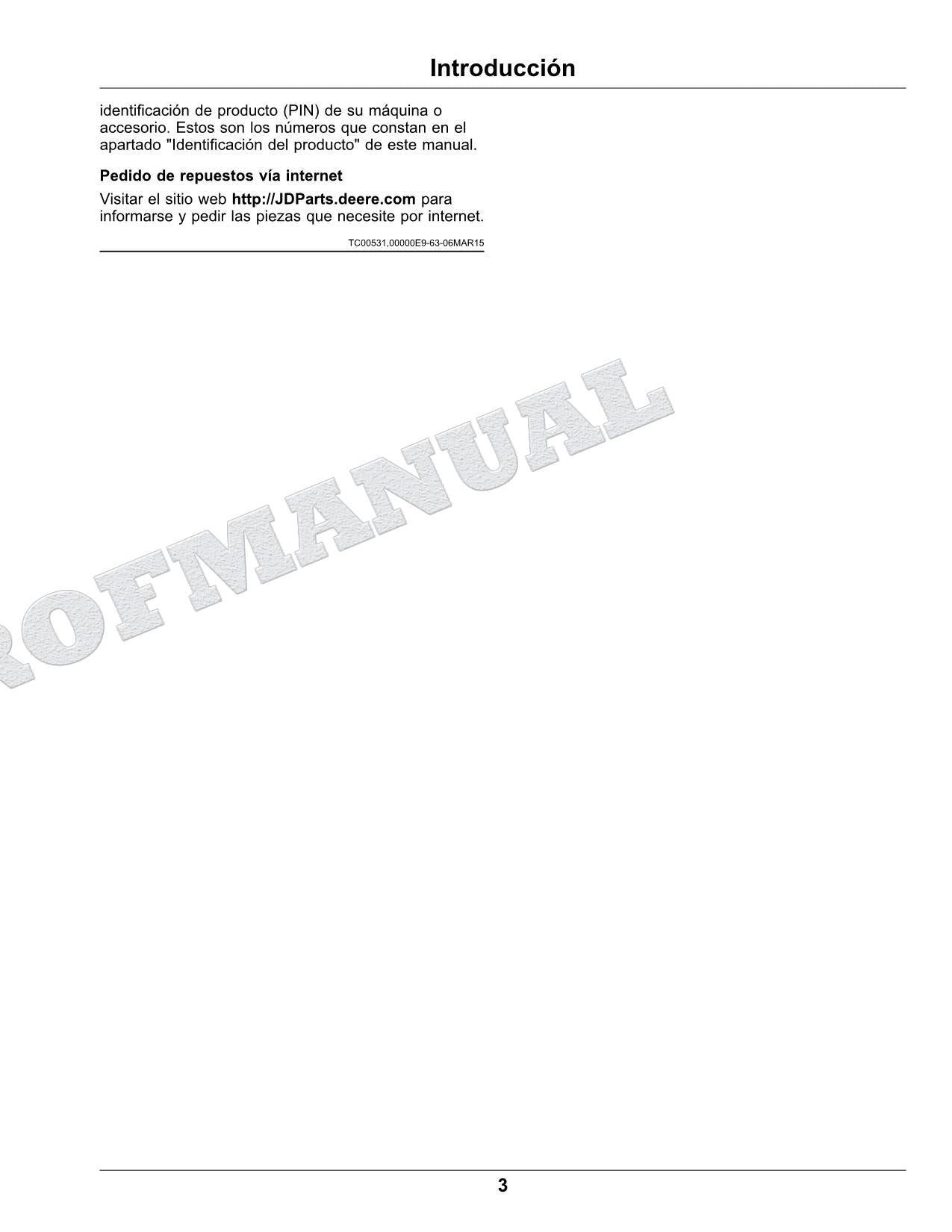 John Deere XUV825M S4 cocodrilo Manual del Operador Español OMUC23886
