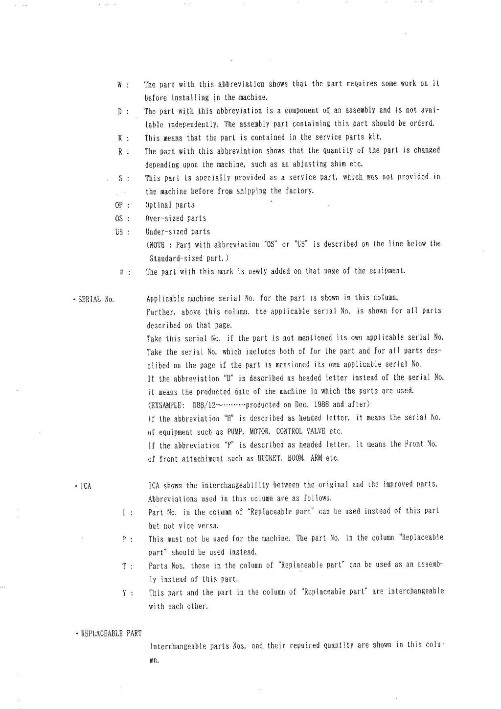 Hitachi LX100 Wheel Loader Equipment Component Parts Catalog Manual SN 0101-up