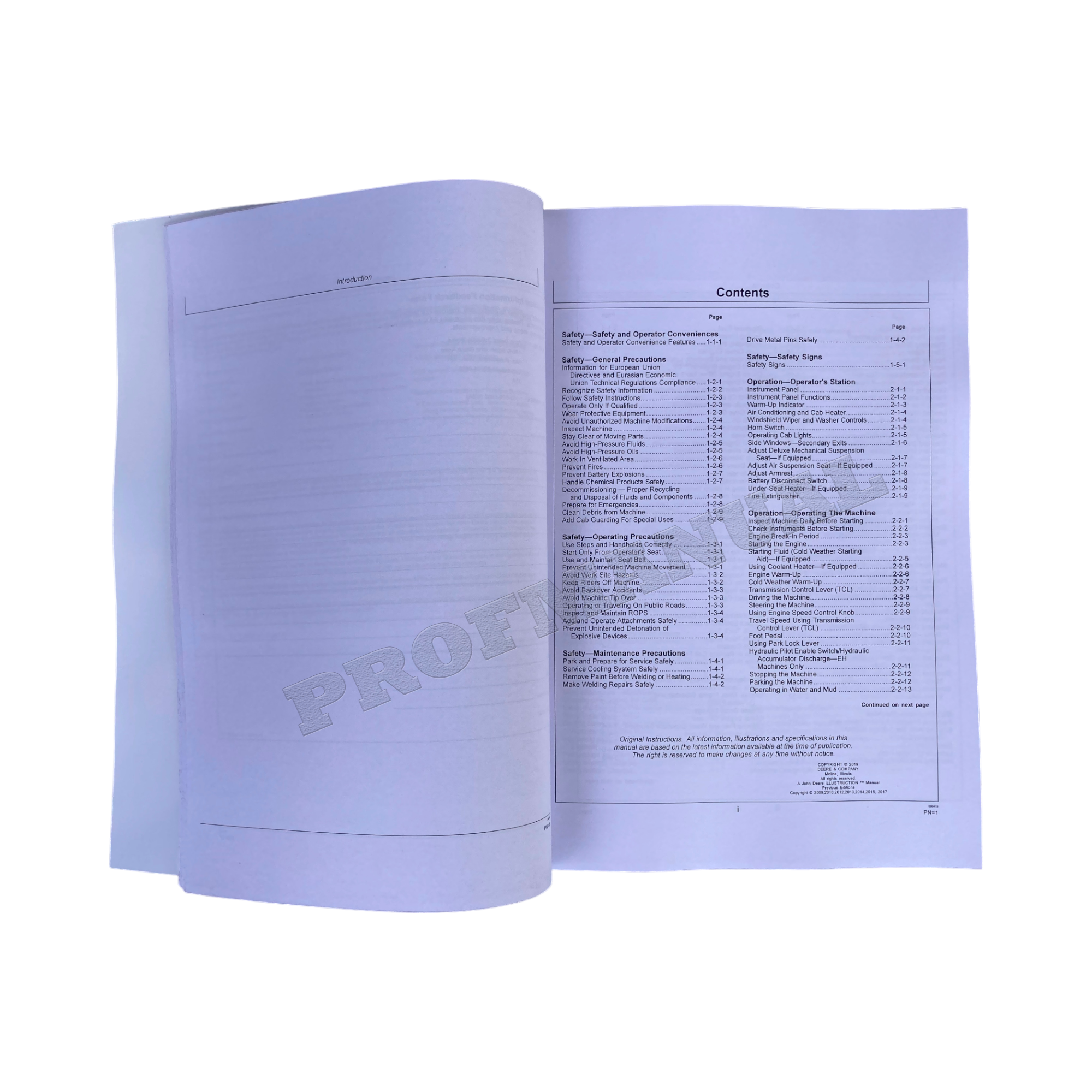 MANUAL DEL OPERADOR DE LA TOPADORA SOBRE ORUGAS JONH DEERE 700J + ¡BONIFICACIÓN! 