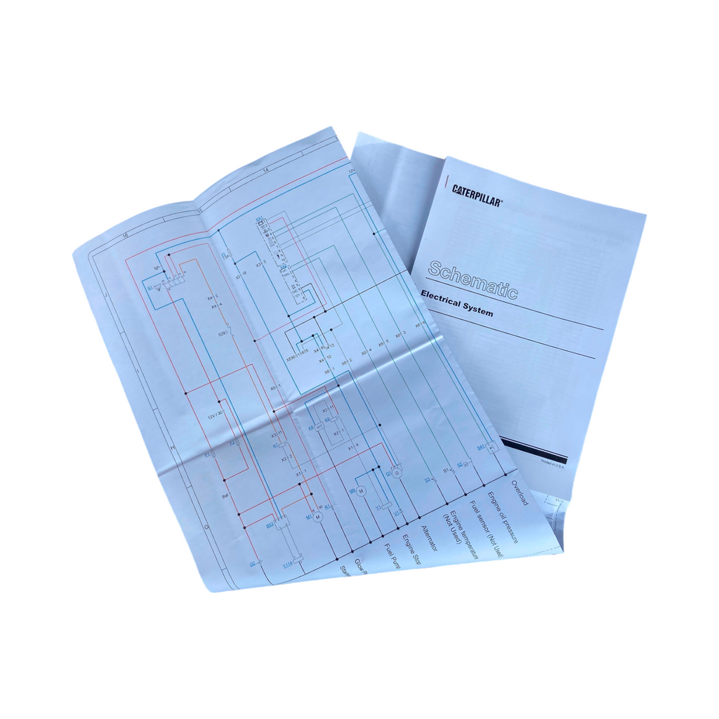 Manual de servicio del esquema hidráulico de la cargadora Caterpillar 226D, 232D, 239D y 249D