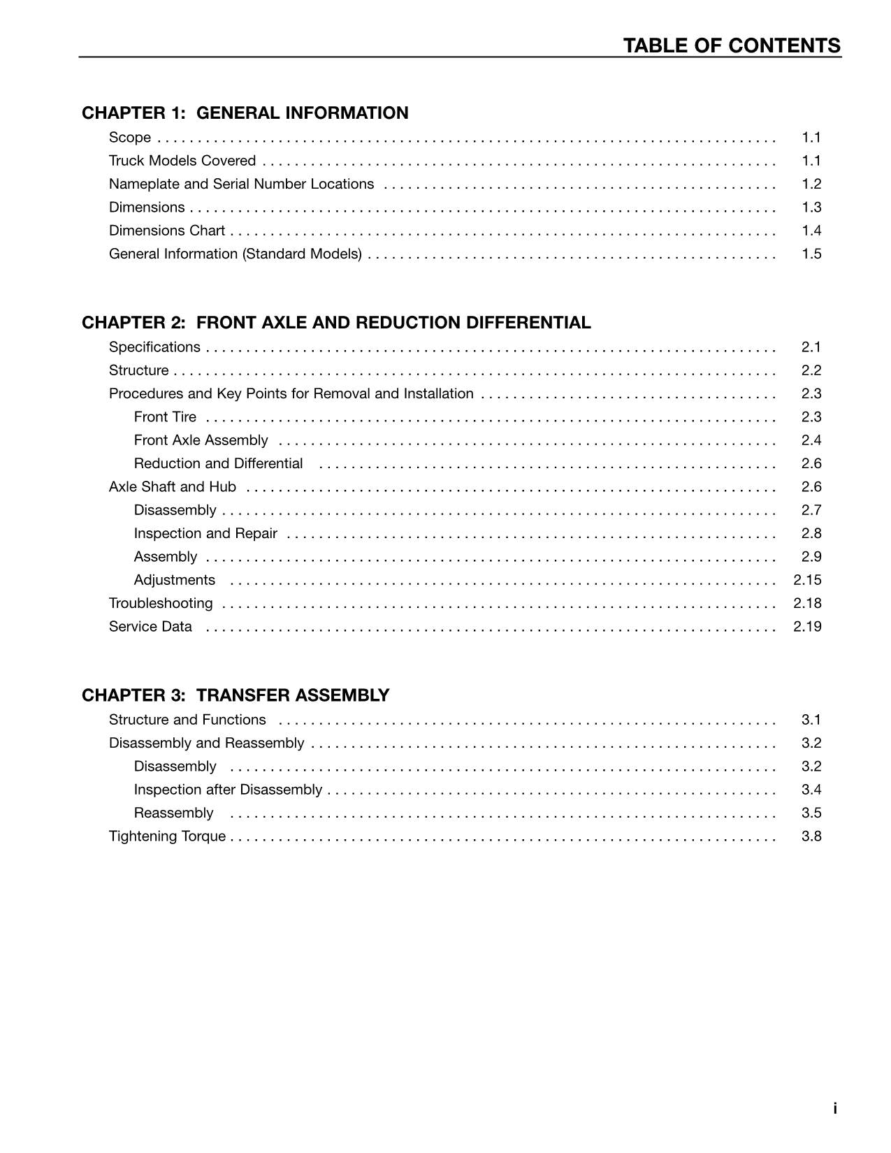 Manual de servicio de montacargas Caterpillar Lift Truck EC35N EC40N EC45N EC55N