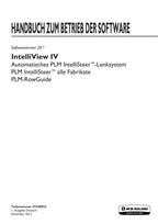 New Holland INTELLISTEER INTELLIVIEW IV Betriebsanleitung