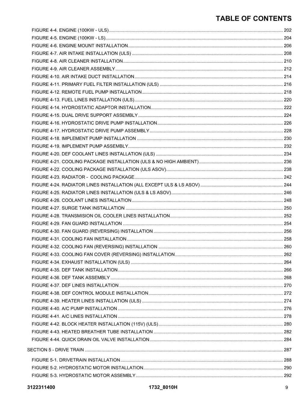 JLG 1732 8010H  Telehandler Parts Catalog Manual