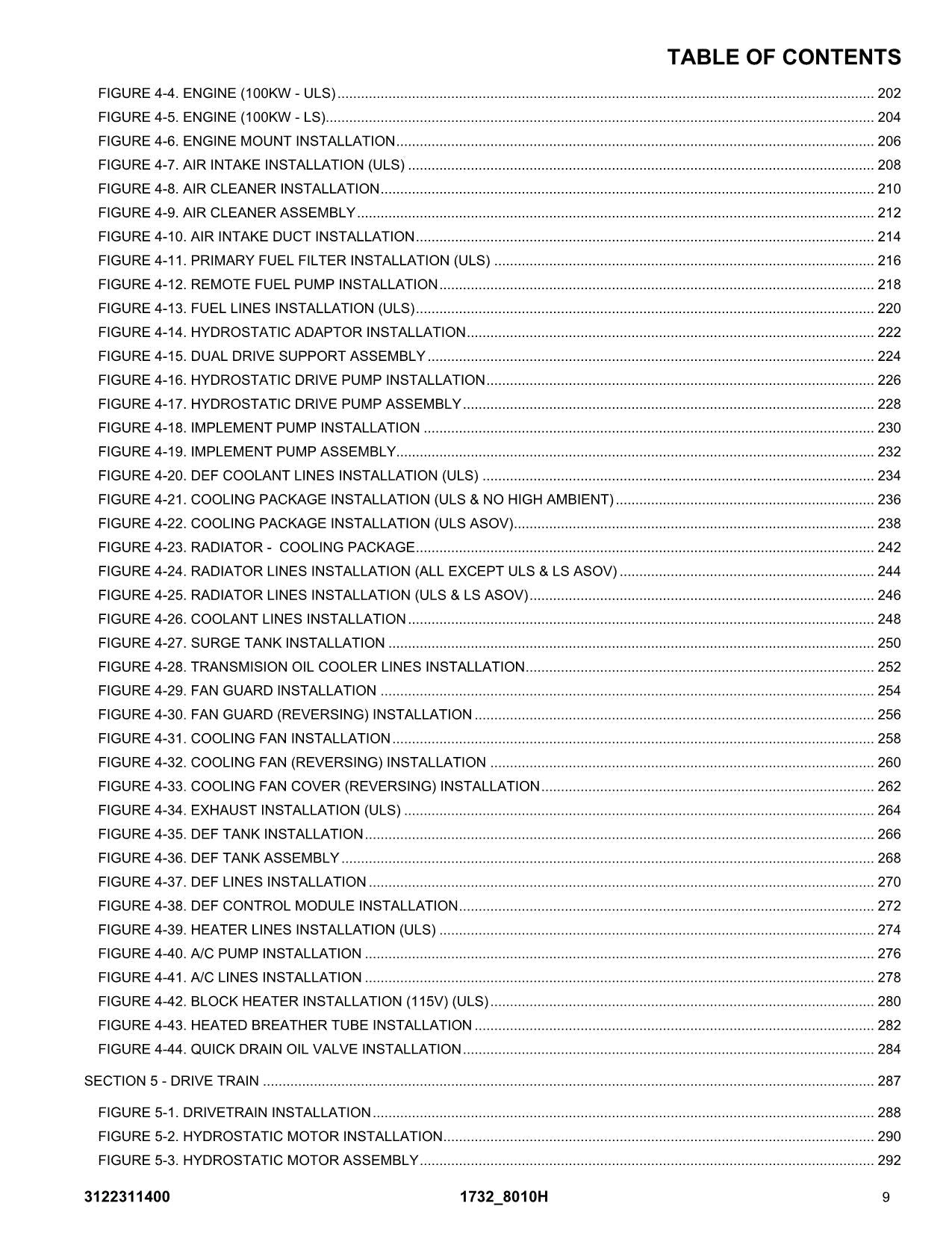 JLG 1732 8010H  Telehandler Parts Catalog Manual