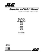 Manual del operador del mástil vertical JLG 20EL 25EL 30EL 36EL 41EL