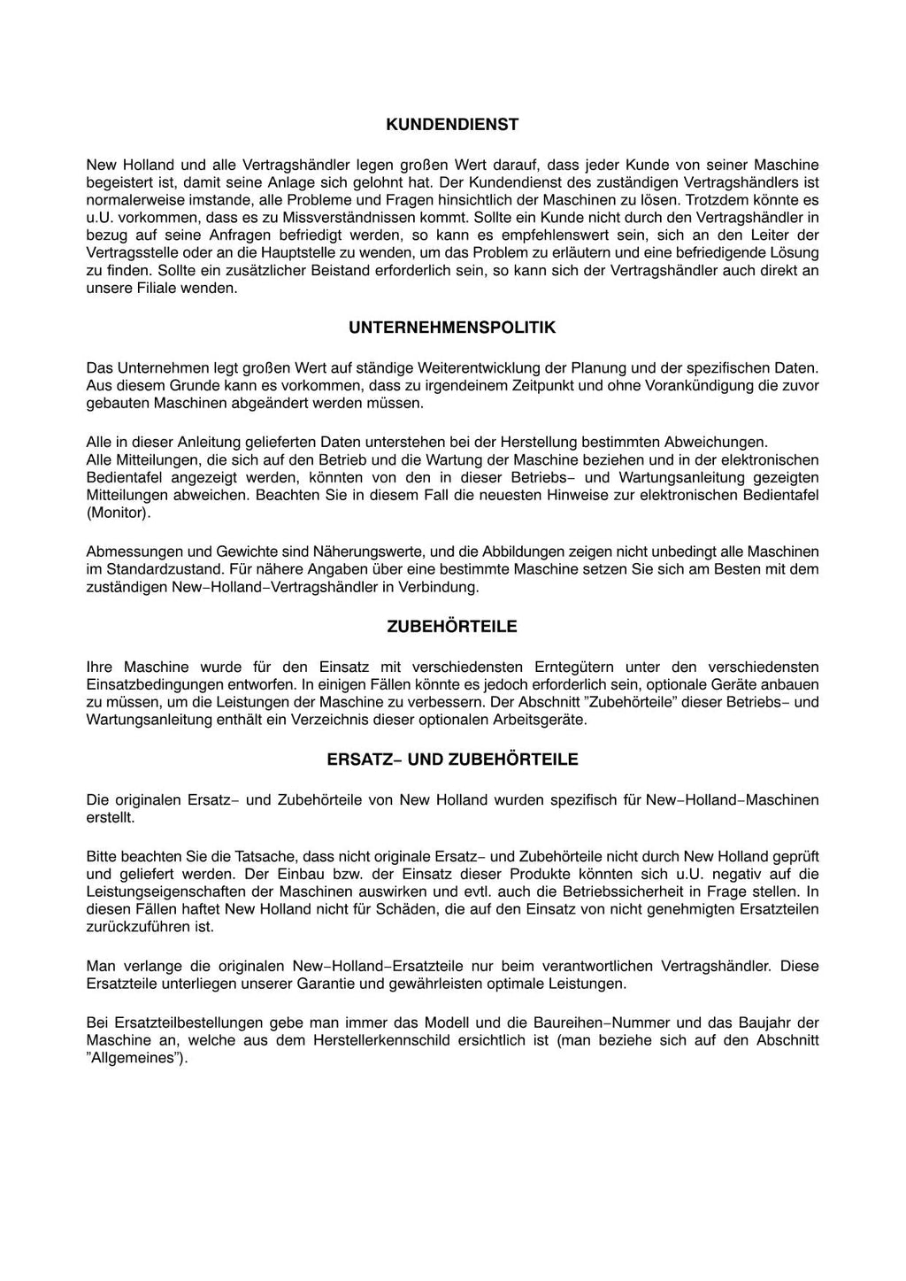 New Holland CR9060 CR9070 CR9080 CR9090 Mähdrescher Betriebsanleitung