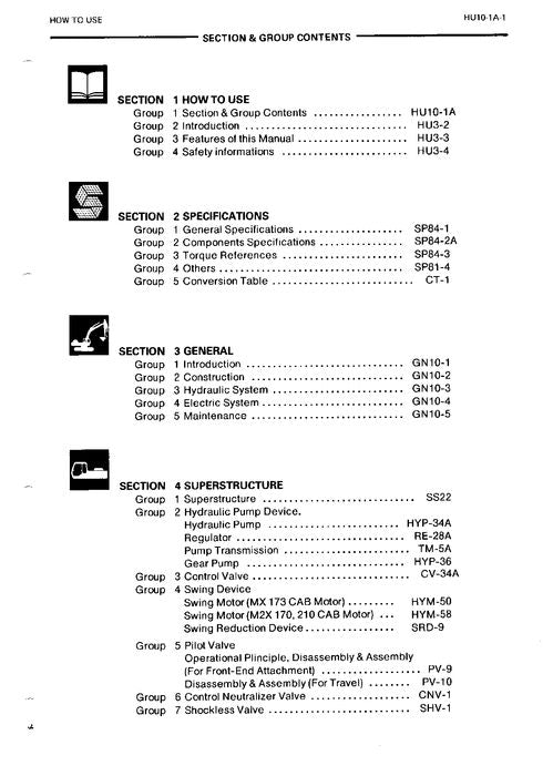 HITACHI EX270 EX270LC EXCAVATOR SERVICE MANUAL