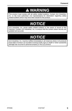 JLG RT5394 Scissor Lift Maintenance Operation Operators Manual 31221547