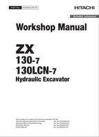 HITACHI ZAXIS ZX130-7 ZX130LCN-7 Excavator Workshop Service Manual
