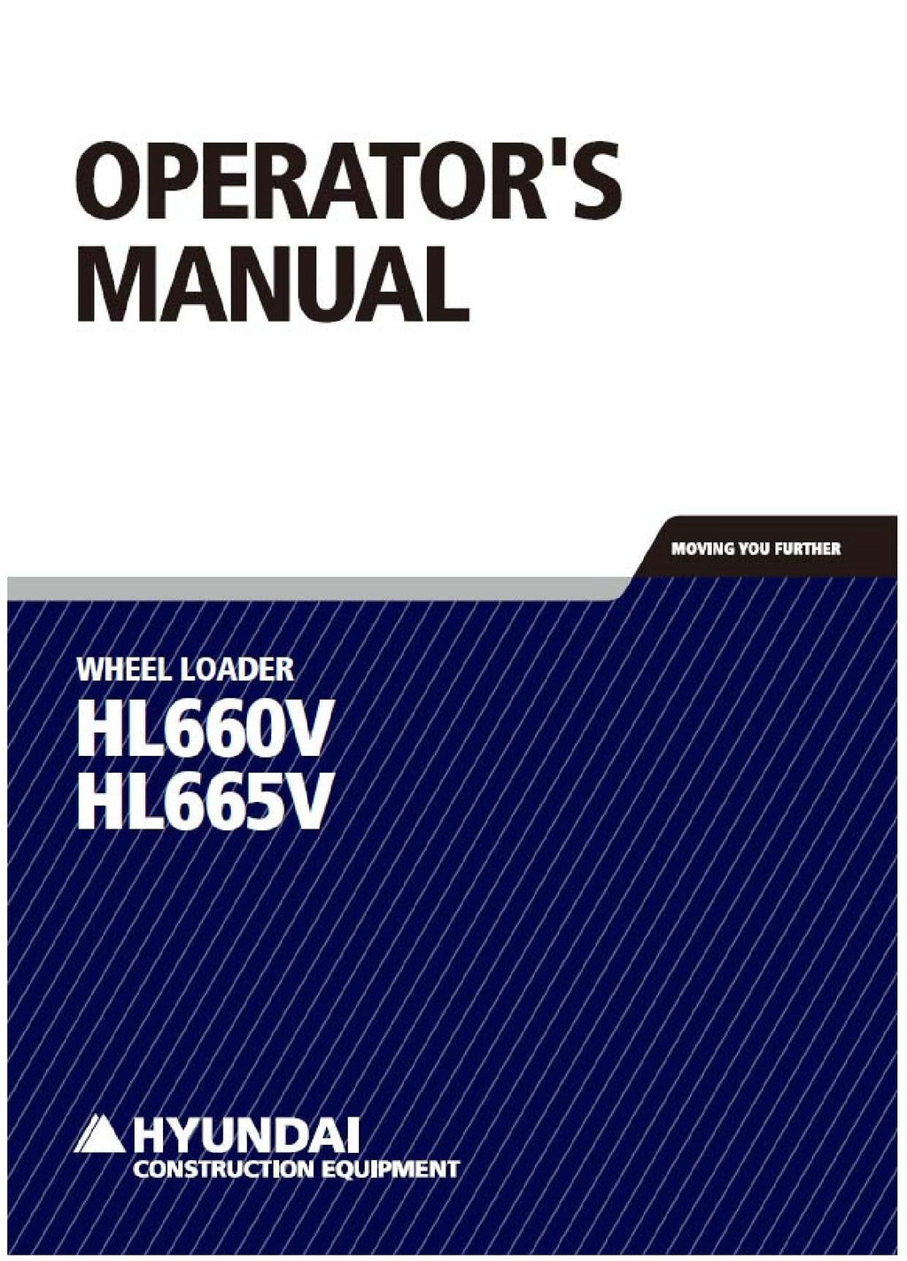 Manual de mantenimiento del operador de la cargadora de ruedas Hyundai HL660V HL665V