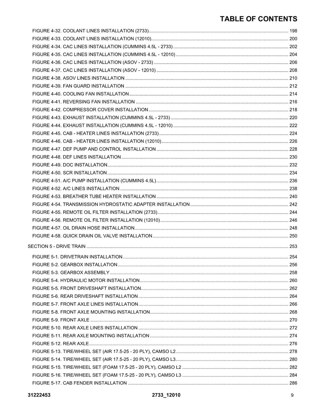 JLG 12010 2733 Telehandler Parts Catalog Manual