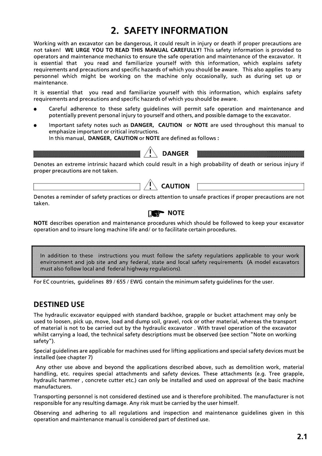 Liebherr A924 LITRONIC A924 HD LITRONIC Excavator Operators manual