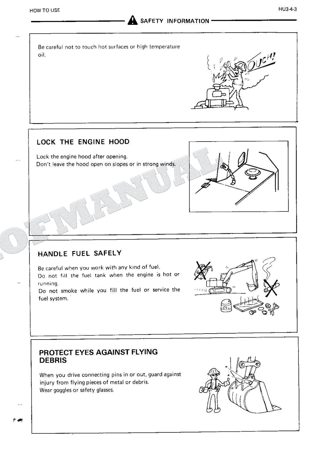 HITACHI EX200 Hudraulic Excavator Service Manual