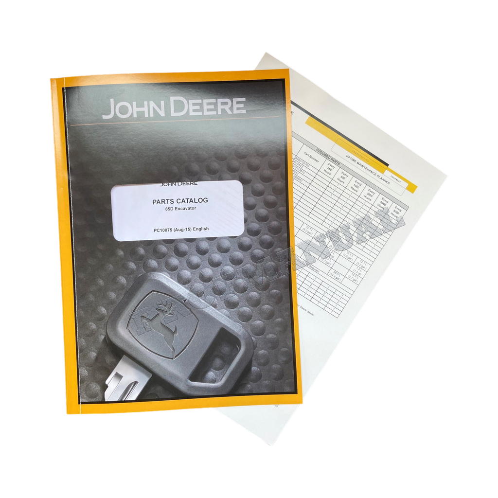 CATÁLOGO DE PIEZAS DE LA EXCAVADORA JOHN DEERE 85D MANUAL + ¡BONIFICACIÓN! 
