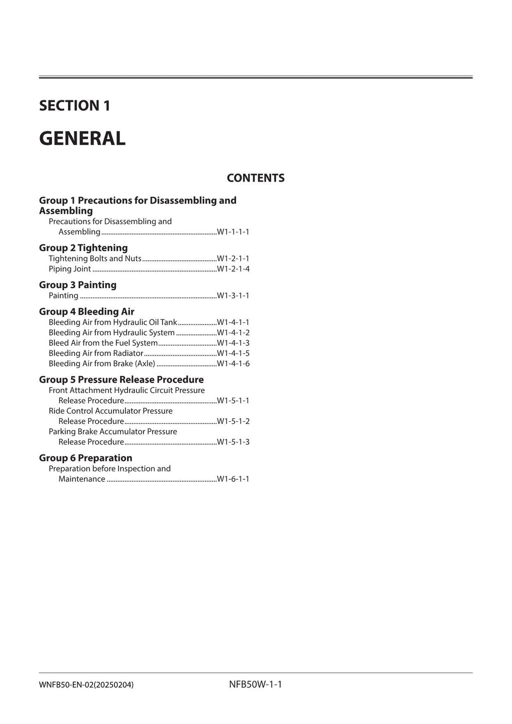 Hitachi ZW310-6 Wheel Loader Workshop Manual