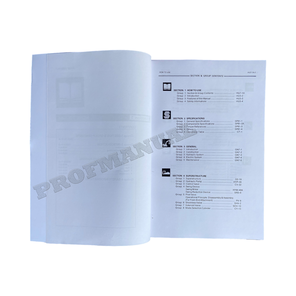 HITACHI EX60 EXCAVATOR SERVICE MANUAL