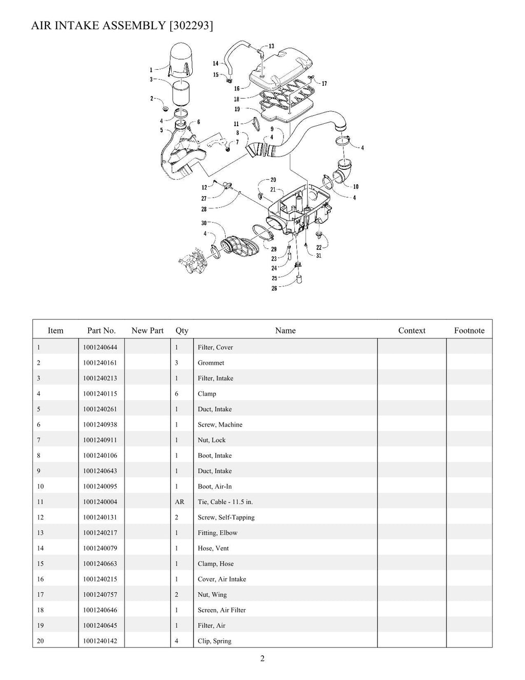 JLG 315G UTVs  Parts Catalog Manual