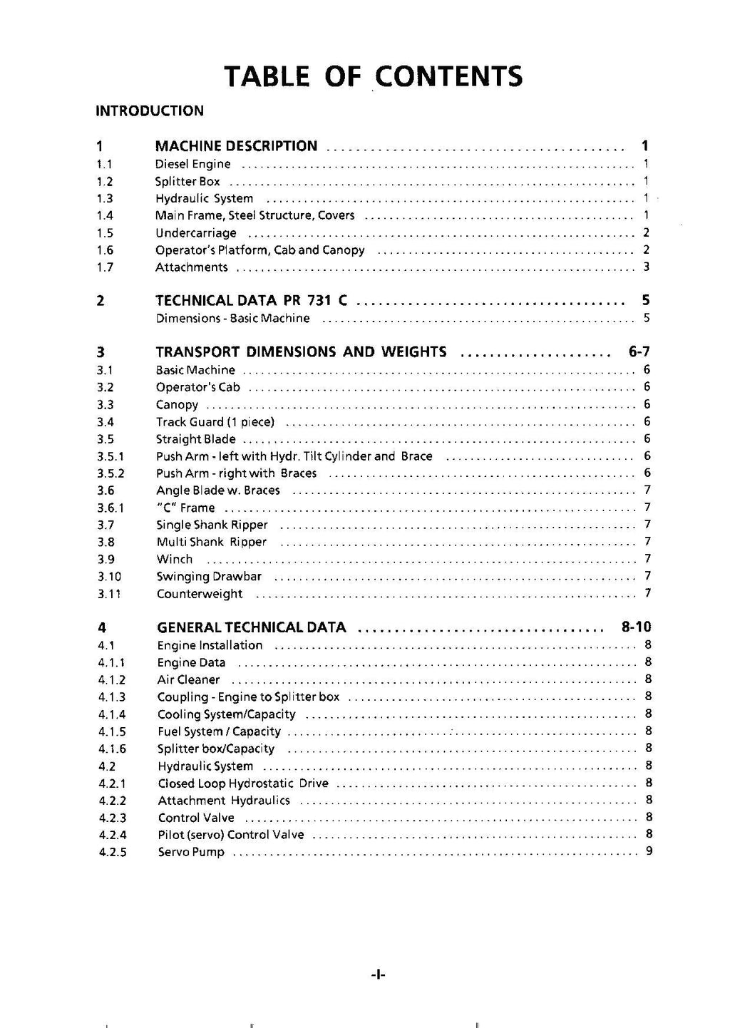 Liebherr PR731 C Dozer Operators manual