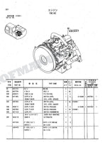 HITACHI ZAXIS ZX110 Inbord Excavator Parts Catalog Manual
