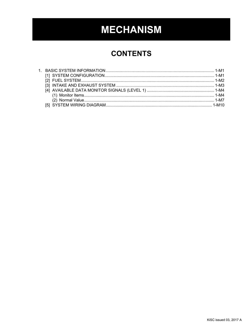 Hitachi D1803 Series V2403 Series Wheel Loader Engine Manual Technical Manual
