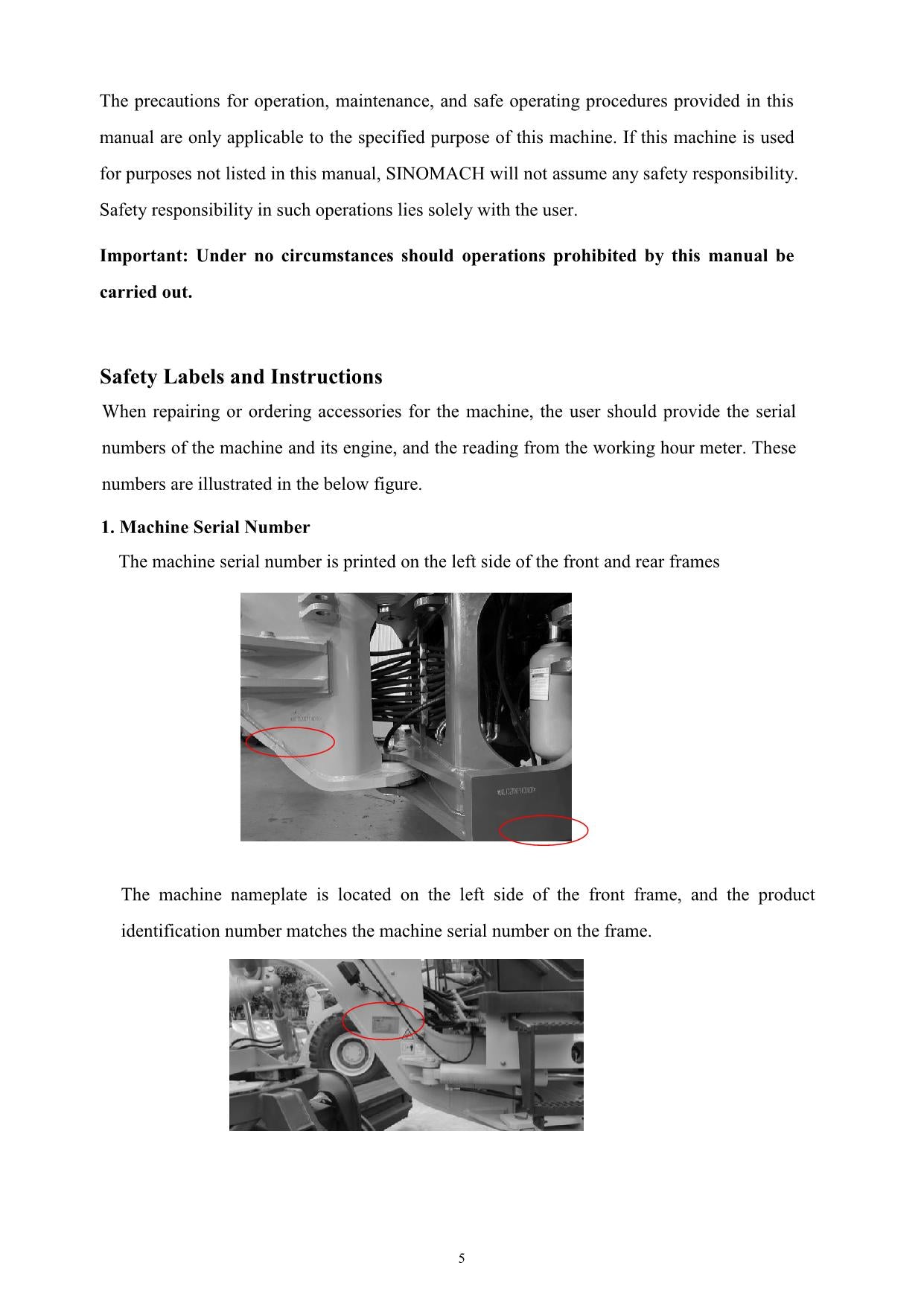Hyundai HG320 MOTOR GRADER Operators Maintenance Manual