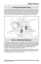 SKYTRAK 6042 Telehandler Maintenance Operation Operators Manual 3126022