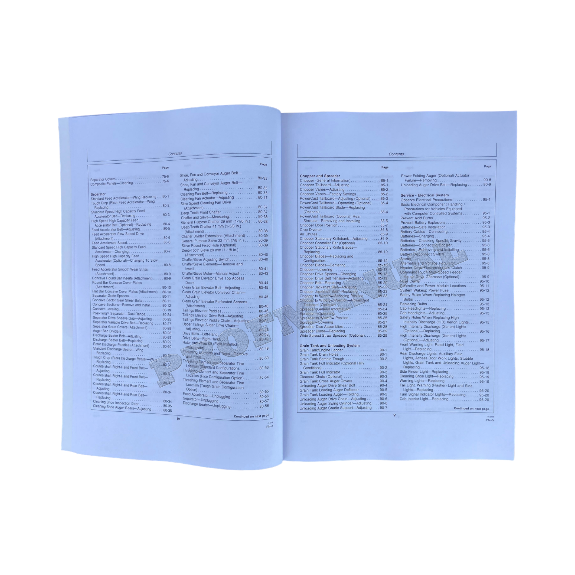 MANUAL DEL OPERADOR DE LA COSECHADORA JOHN DEERE 9870 STS + ¡BONIFICACIÓN! 