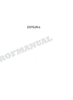 HITACHI EX75US-5 EX135UR-5 ML Crane Excavator Parts Catalog Manual