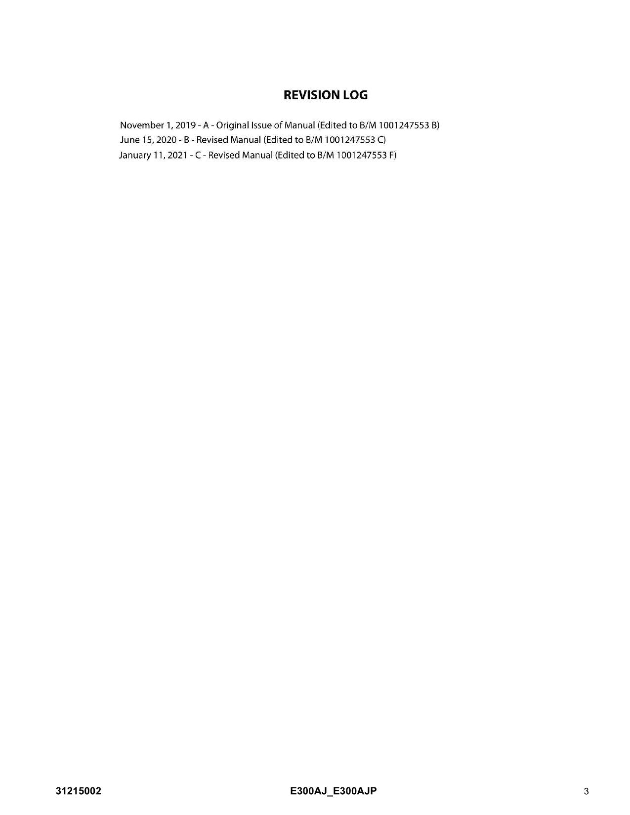 Manual del catálogo de piezas del elevador de pluma JLG E300AJ E300AJP 31215002