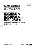 HITACHI EX135UR-5 EX135US-5 EX140US-5 Equip Comp Excavator Parts Catalog Manual