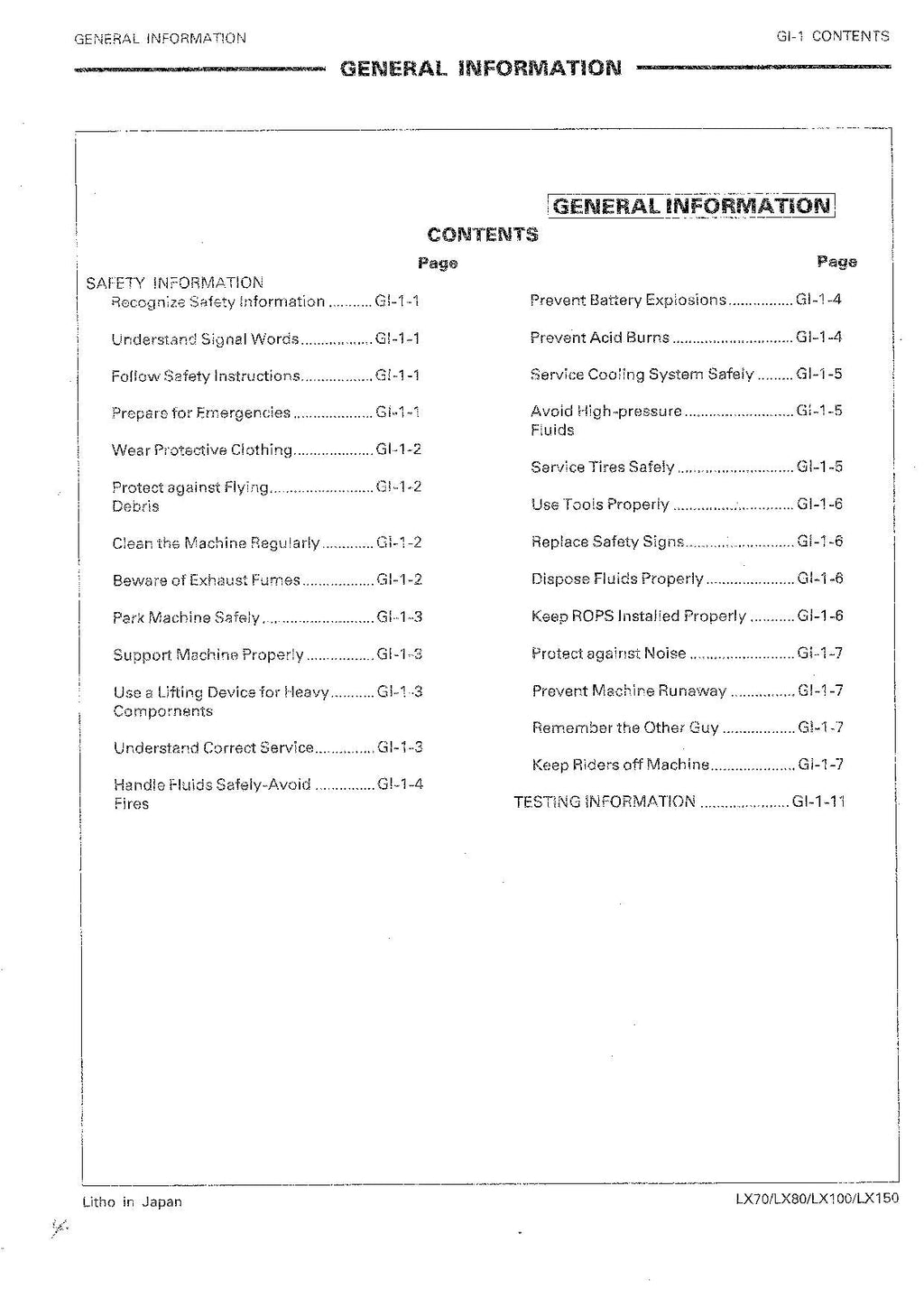 Hitachi LX100 LX150 Wheel Loader Service Manual +Schematics