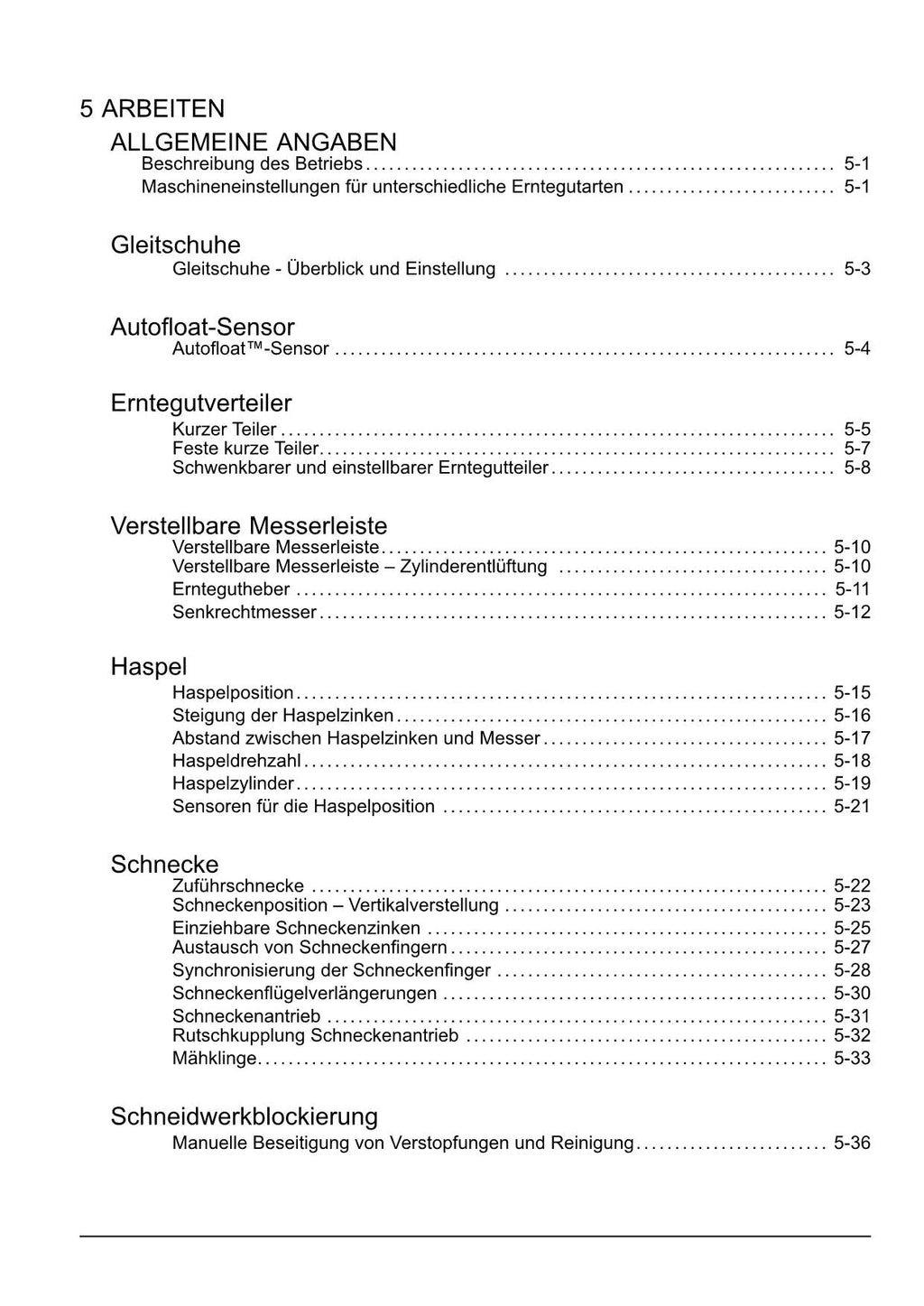 New Holland 760CG Schneidwerk Betriebsanleitung Ab 9998