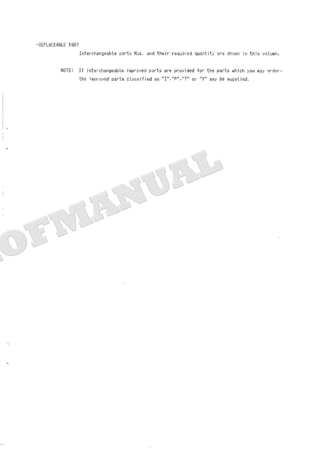 HITACHI EX120 Equipment Component Excavator Parts Catalog Manual SN ALL