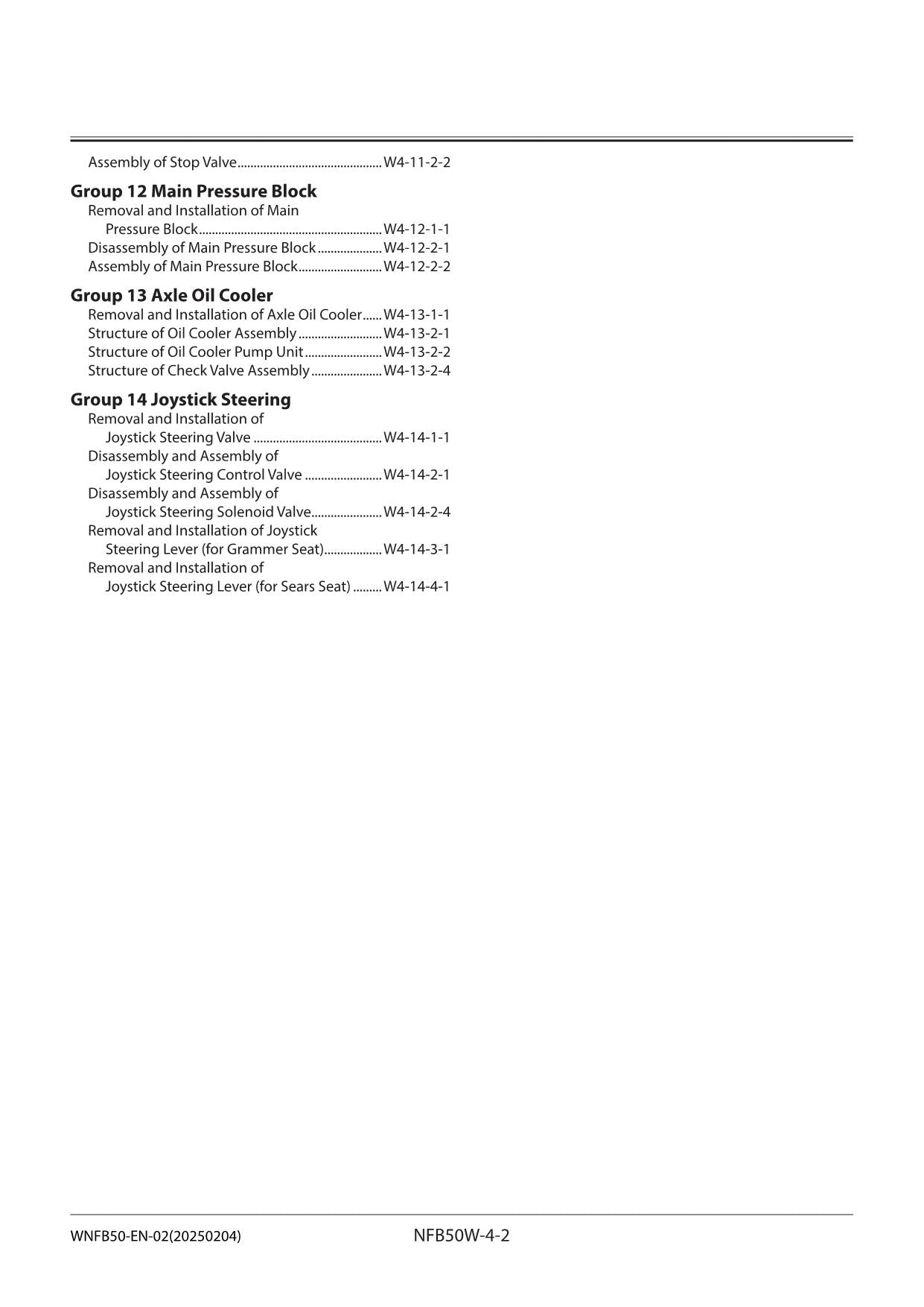 Hitachi ZW310-6 Wheel Loader Workshop Manual