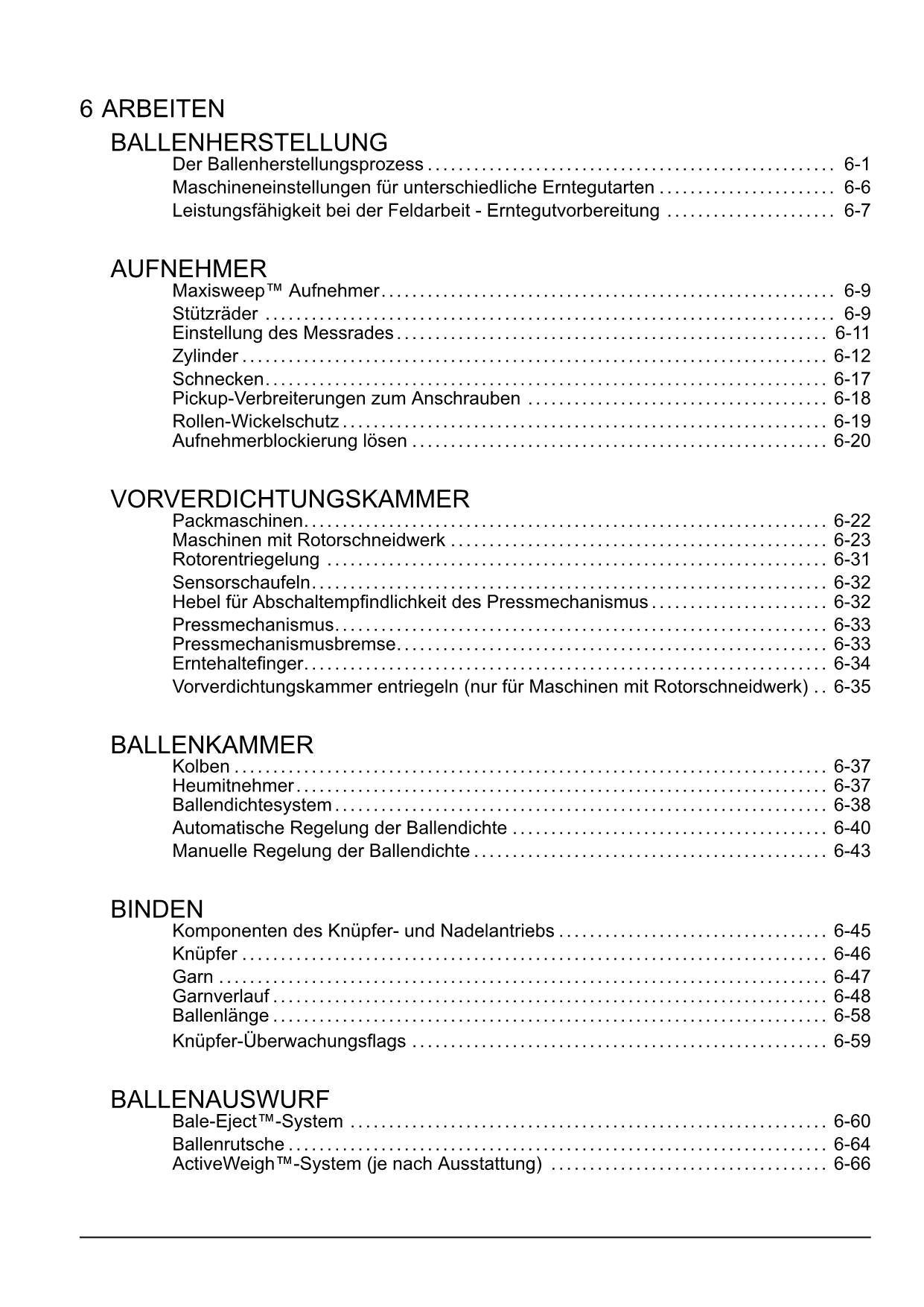 New Holland BigBaler 1290 High Density Quaderballenpresse Betriebsanleitung