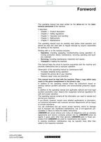 Liebherr L574 L574 S Wheel Loader Operators manual serial 12800