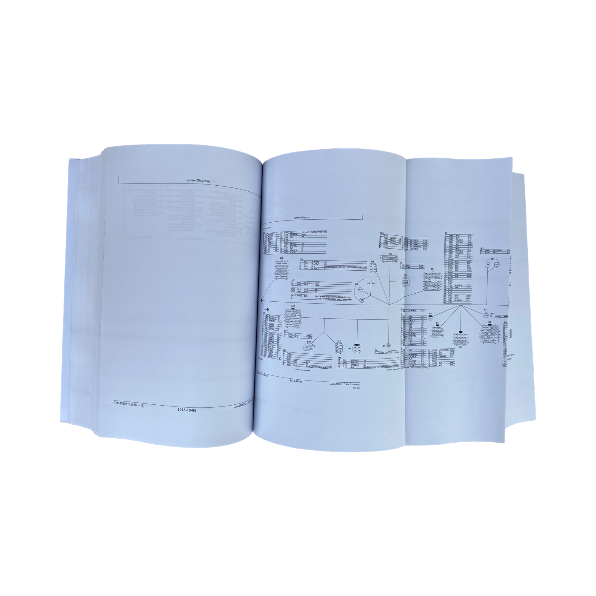 HITACHI ZAXIS245USLC-6N EXCAVATOR OPERATION TEST SERVICE MANUAL
