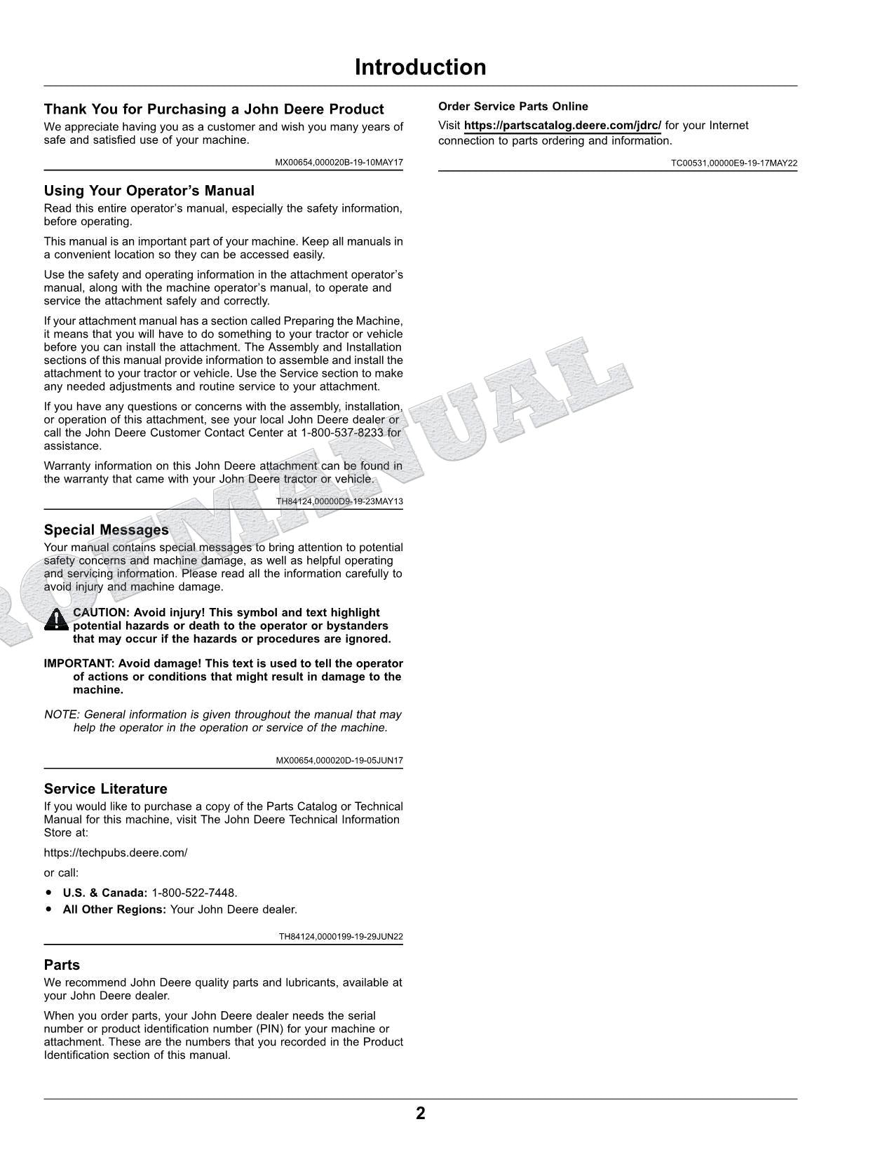 John Deere X590 X580 X394 X570 X384 Tractor Manual del Operador Español