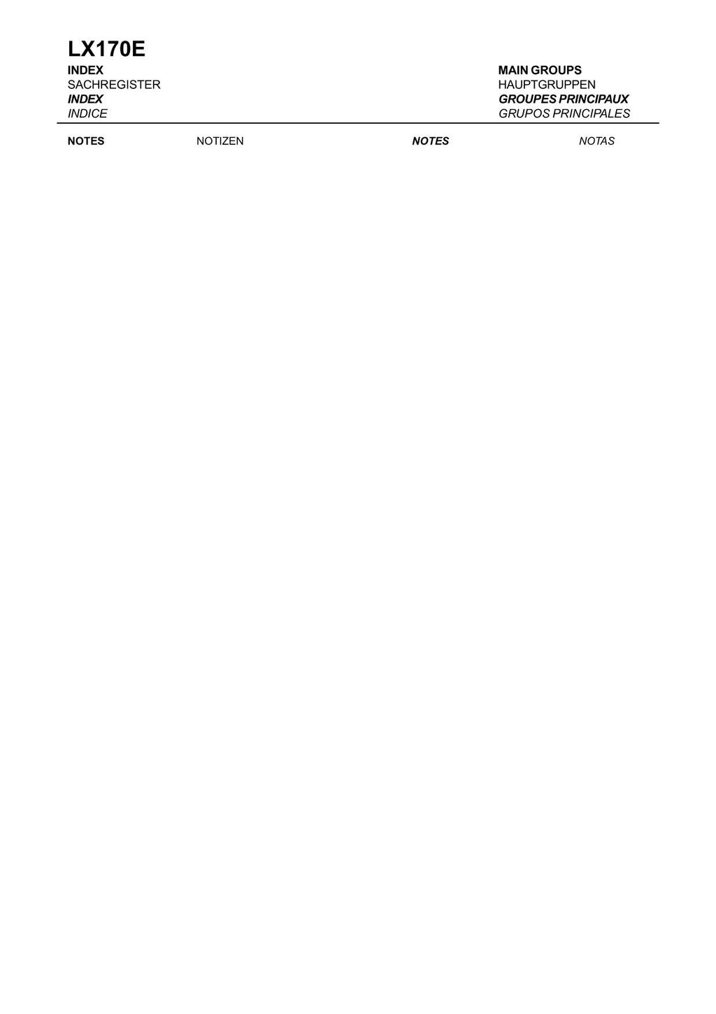 Hitachi LX170E Wheel Loader Parts Catalog Manual SN 384F1001-up