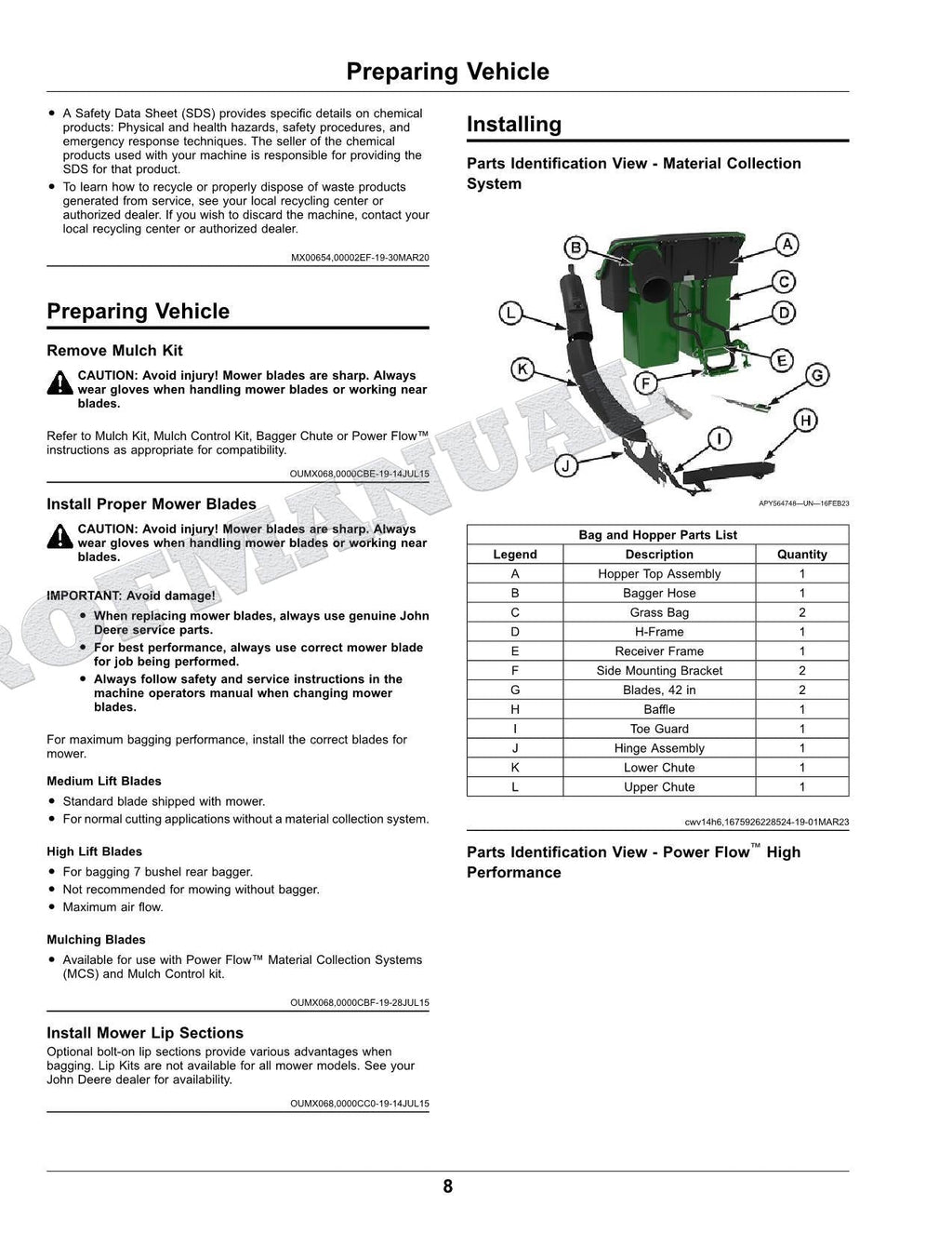 John Deere X330 X584 X390 X380 X370 Tractor Manual del Operador Español