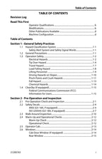 JLG 2505H G5-18A Telehandler Maintenance Operation Operators Manual 31200743