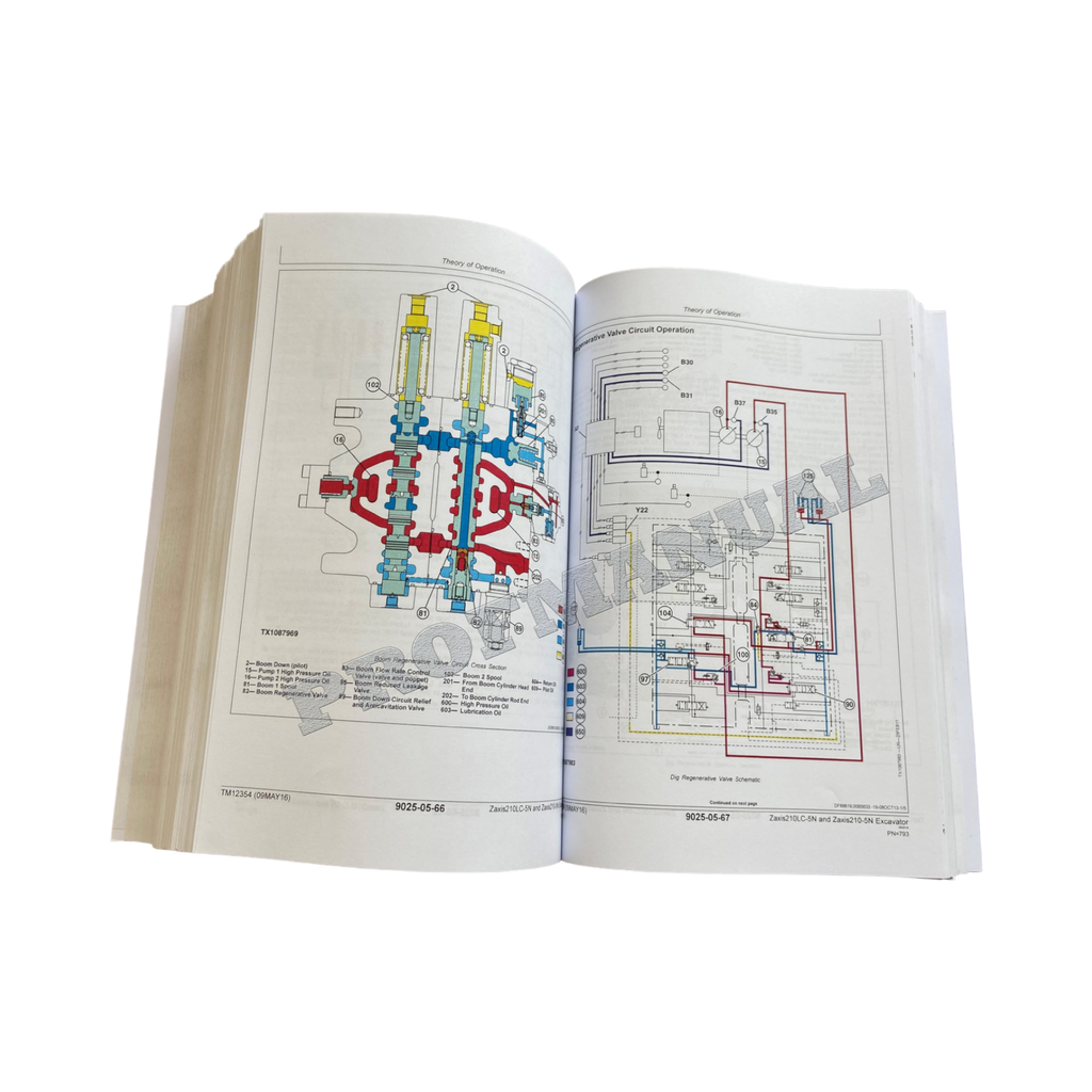 HITACHI ZAXIS210LC-5N ZAXIS210-5N EXCAVATOR OPERATION TEST SERVICE MANUAL