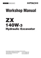 HITACHI ZAXIS ZX140W-3 EAR control Excavator Workshop Service Manual