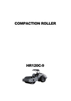 Manual de mantenimiento del operador de la máquina compactadora de asfalto Hyundai HR120C-9 conopy