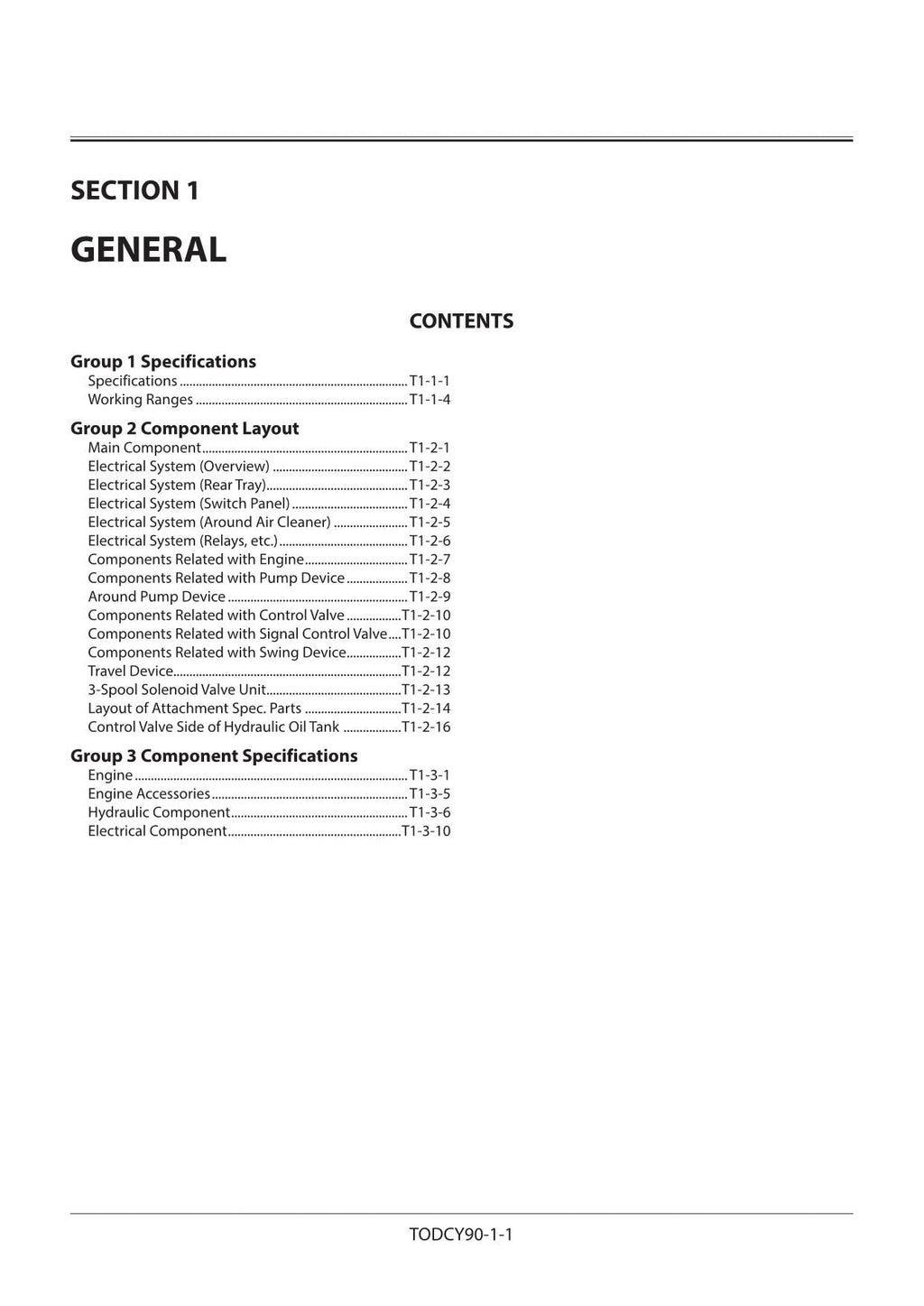 Hitachi ZX240-5A ZX240LC-5A ZX250H-5A Excavator Operat Principle Service manual