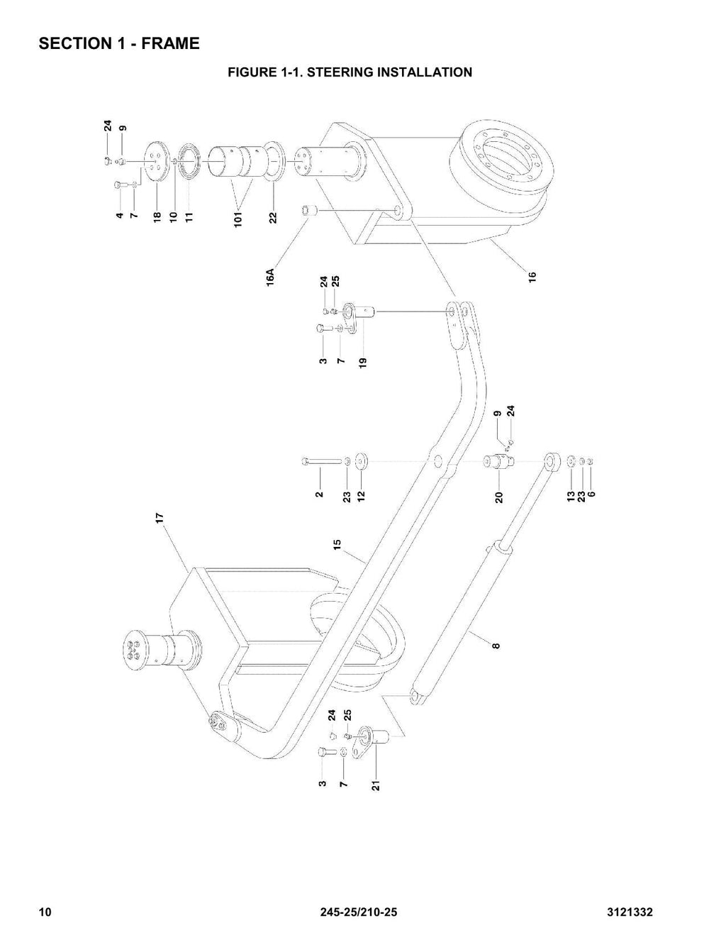 LIFTLUX 210-25 245-25 Scissor Lift Parts Catalog Manual