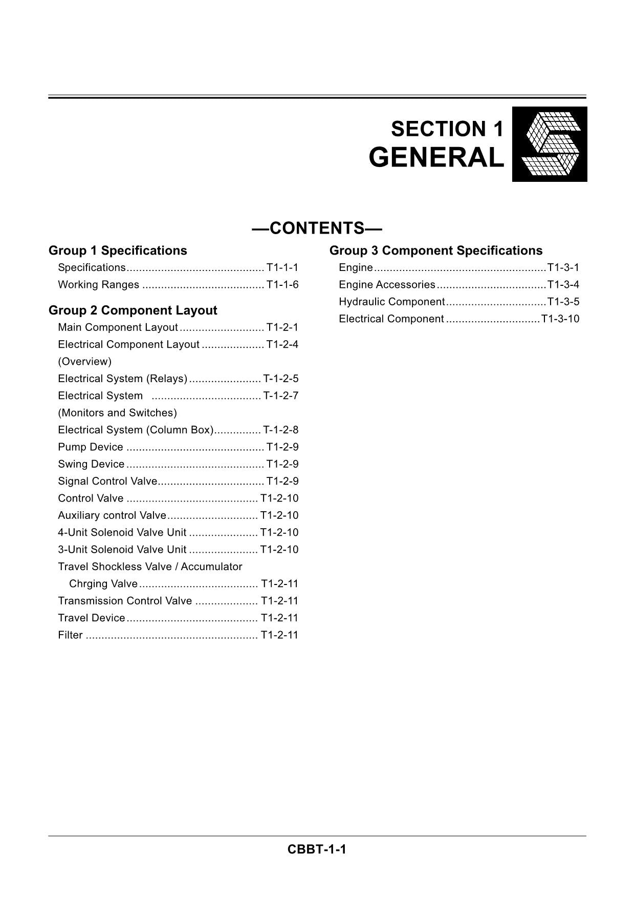 HITACHI ZAXIS ZX160W Excavator Operational Principle Technical Manual