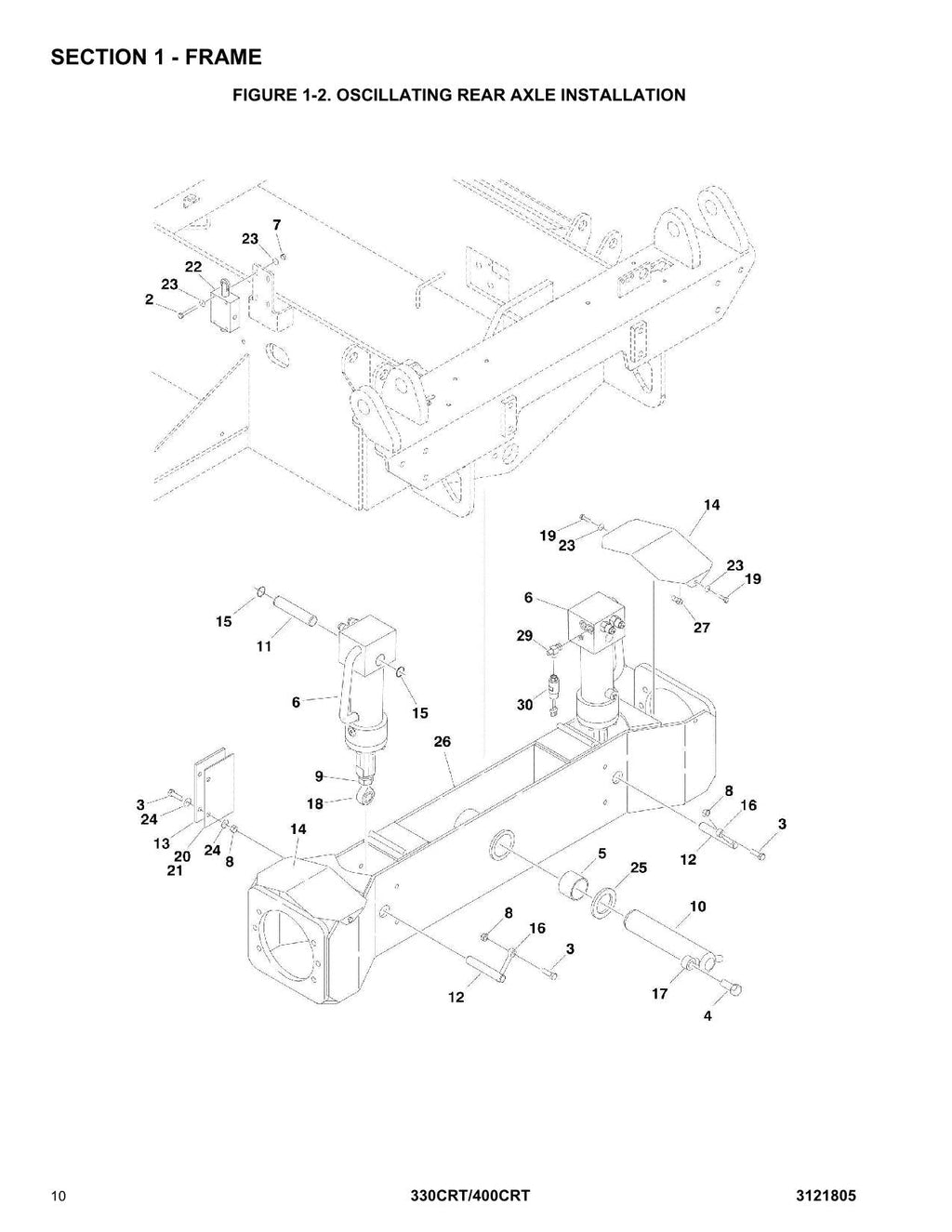 JLG 330CRT 400CRT Scissor Lift Parts Catalog Manual