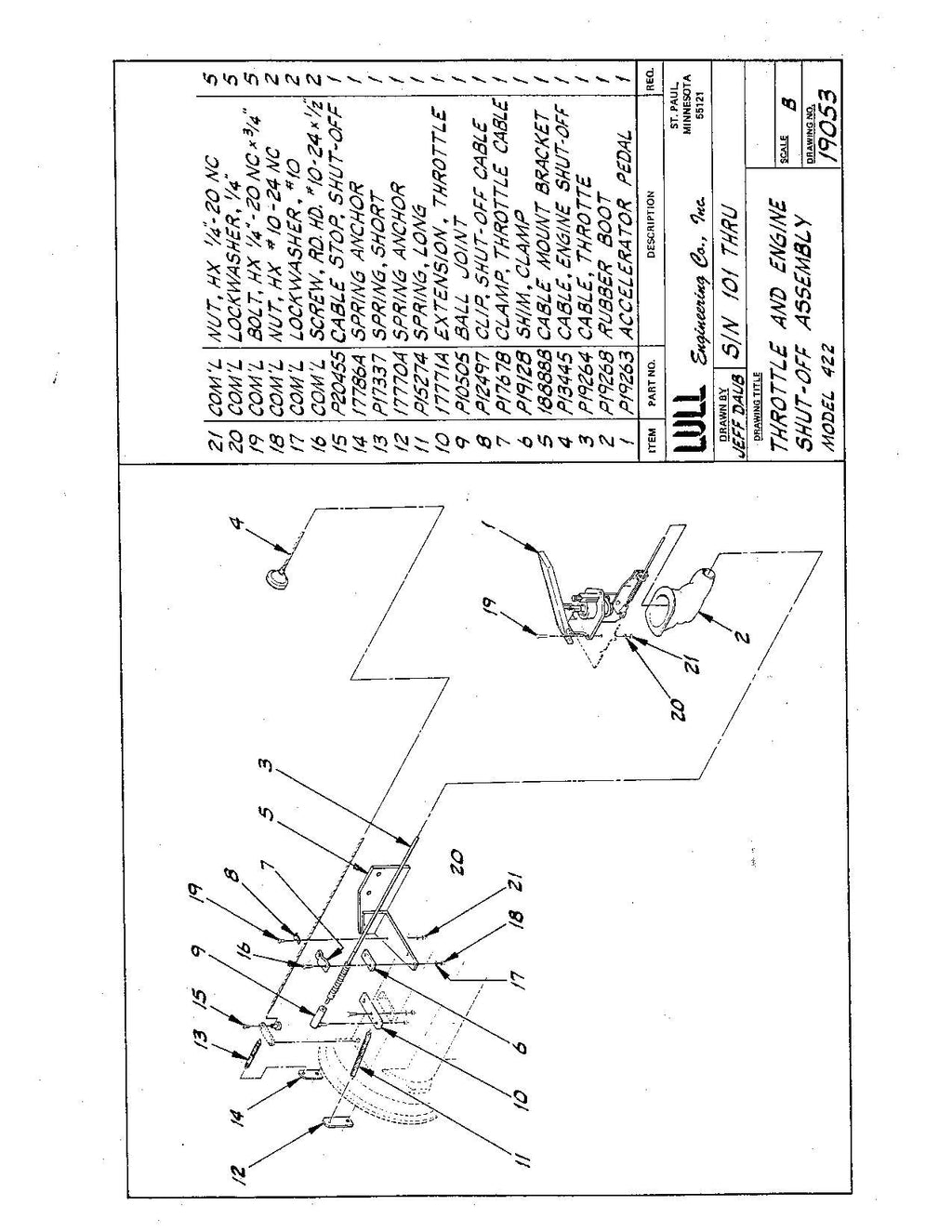 JLG 422 Telehandler Parts Catalog Manual