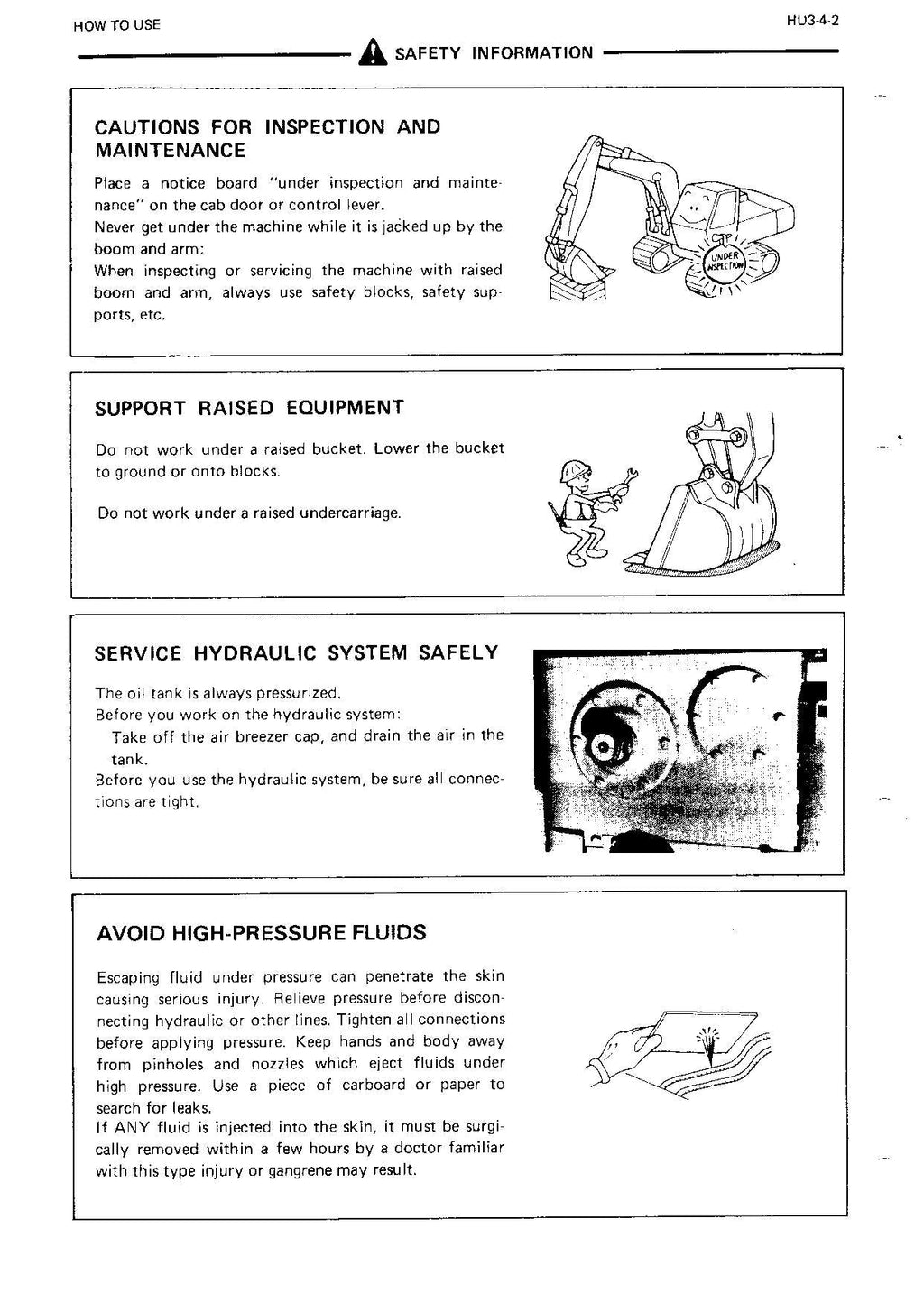 HITACHI EX100 Excavator Service Manual